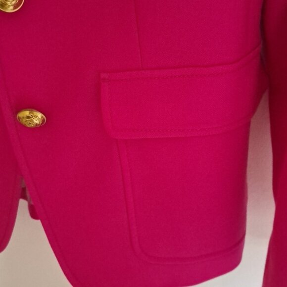 JCrew Rhoades Jacket/Blazer Fuscha Ponk. Sz6 Gorgeous Like New - Picture 10 of 12